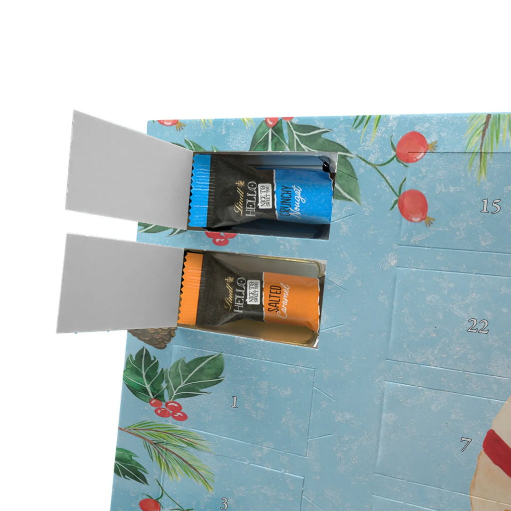 Chocolate advent calendar Owl France illustrated, nocturnal, romantic gift, gift ideas, birthday present, forest animal, bird, owl decor, Owls, Life is beautiful, Say beautiful, France, Say French, Owl decoration