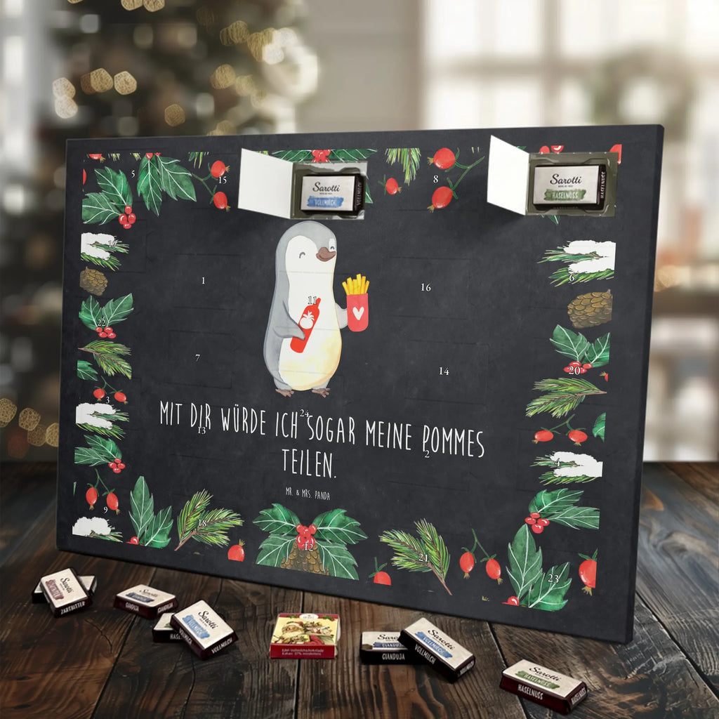 Chocolate advent calendar penguin French fries Loving, Marriage, Proposal of marriage, anniversary gift, Together, Love gift, gift for her, gift for him, Two, Valentine&#39;s Day Gift for Women Love Gift Anniversary Wedding Anniversary Party Favor Gift for Girlfriend Gift for Partner Boyfriend Gift Token of Love for Men for Husband