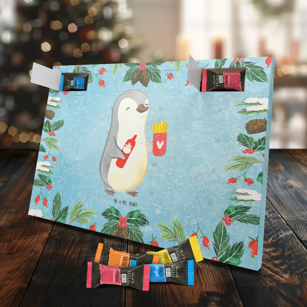 Chocolate advent calendar penguin French fries Loving, Marriage, Proposal of marriage, anniversary gift, Together, Love gift, gift for her, gift for him, Two, Valentine&#39;s Day Gift for Women Love Gift Anniversary Wedding Anniversary Party Favor Gift for Girlfriend Gift for Partner Boyfriend Gift Token of Love for Men for Husband