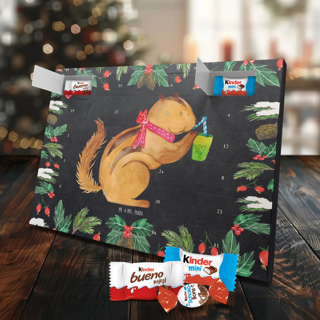 Chocolate advent calendar Squirrel smoothies gift ideas, gifts, small animals, good mood, cute, funny sayings, cute animal motives, hand drawn, special gifts, card, animal lover, chipmunks, squirrels, diet, weight loss