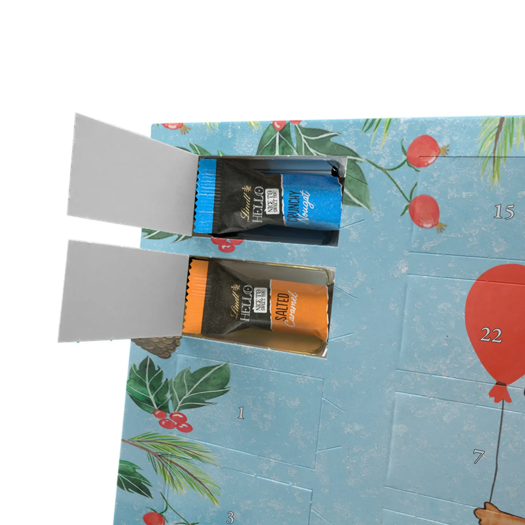 Chocolate advent calendar Hedgehog balloon gift ideas, gifts, small animals, good mood, cute, funny sayings, cute animal motives, hand drawn, special gifts, card, animal lover, Birthday, Balloon, Birthday Child