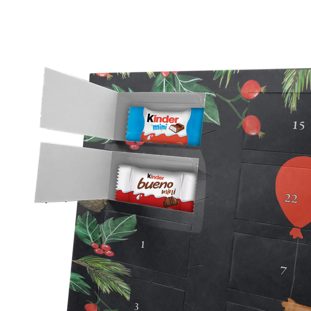 Chocolate advent calendar Hedgehog balloon gift ideas, gifts, small animals, good mood, cute, funny sayings, cute animal motives, hand drawn, special gifts, card, animal lover, Birthday, Balloon, Birthday Child