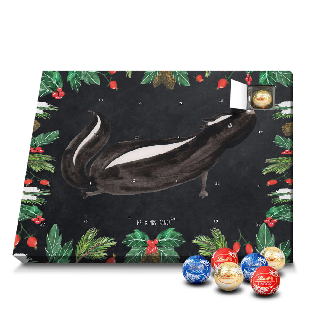 Chocolate advent calendar skunk yoga Stinky, Predator, Live, Wild animal, Laugh