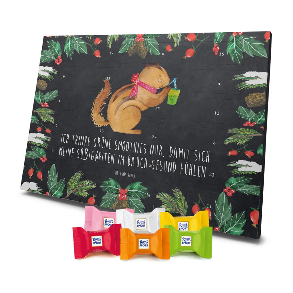 Chocolate advent calendar Squirrel smoothies gift ideas, gifts, small animals, good mood, cute, funny sayings, cute animal motives, hand drawn, special gifts, card, animal lover, chipmunks, squirrels, diet, weight loss