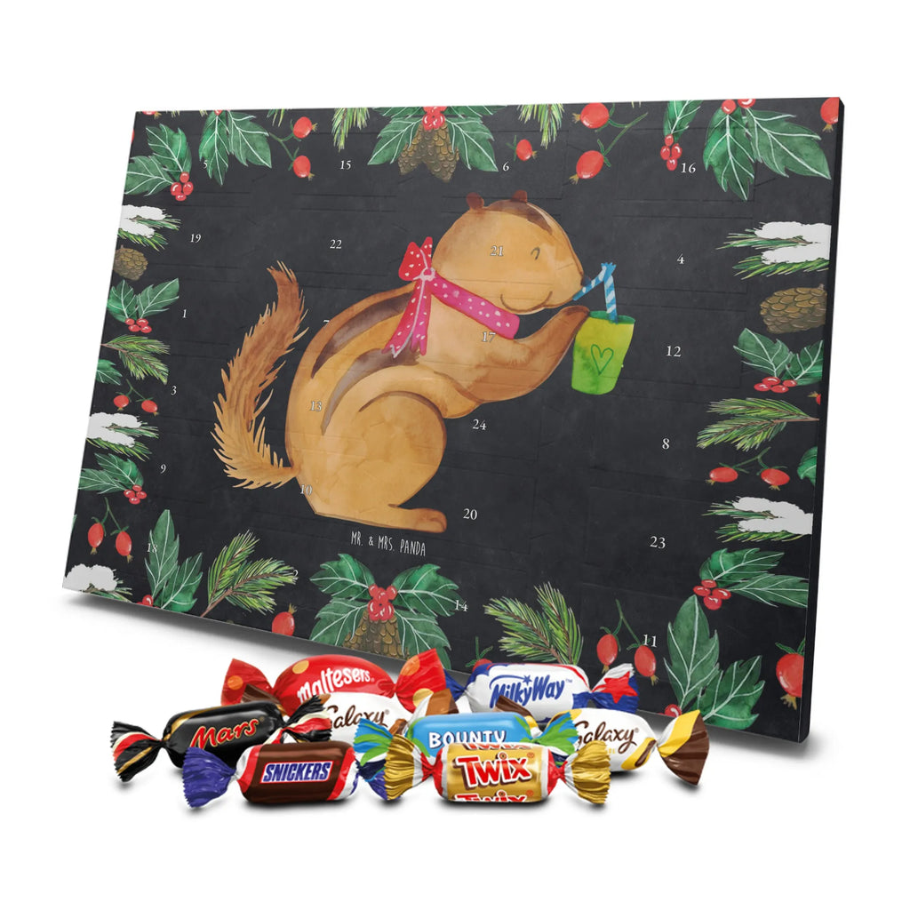 Chocolate advent calendar Squirrel smoothies gift ideas, gifts, small animals, good mood, cute, funny sayings, cute animal motives, hand drawn, special gifts, card, animal lover, chipmunks, squirrels, diet, weight loss