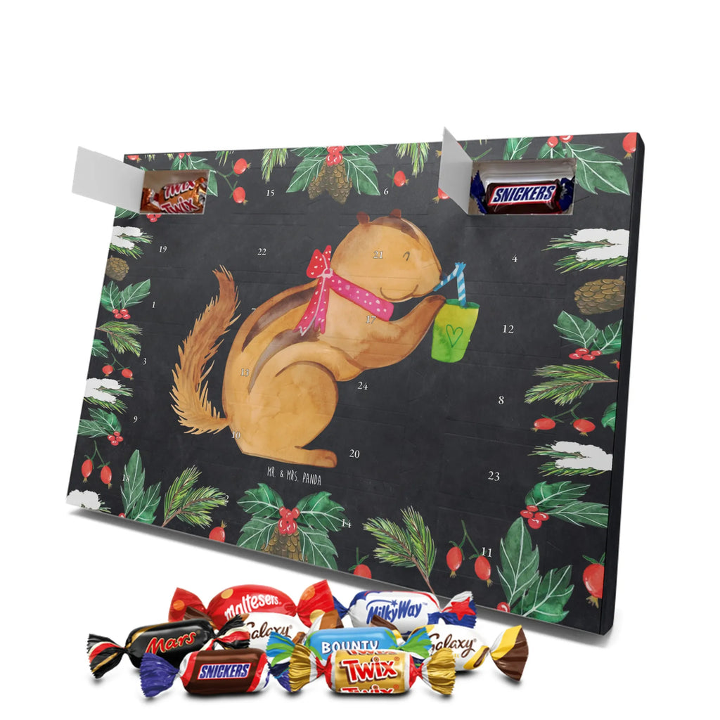 Chocolate advent calendar Squirrel smoothies gift ideas, gifts, small animals, good mood, cute, funny sayings, cute animal motives, hand drawn, special gifts, card, animal lover, chipmunks, squirrels, diet, weight loss