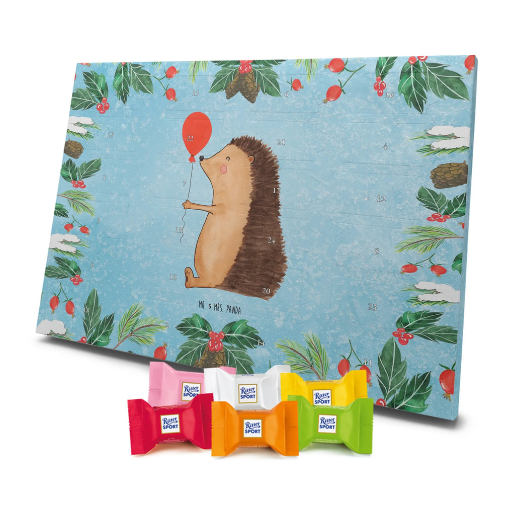 Chocolate advent calendar Hedgehog balloon gift ideas, gifts, small animals, good mood, cute, funny sayings, cute animal motives, hand drawn, special gifts, card, animal lover, Birthday, Balloon, Birthday Child