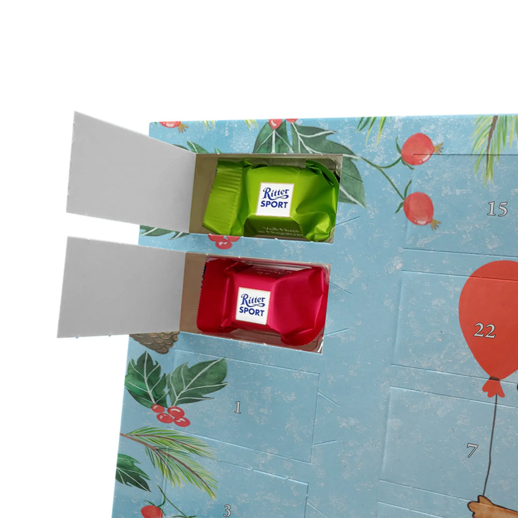 Chocolate advent calendar Hedgehog balloon gift ideas, gifts, small animals, good mood, cute, funny sayings, cute animal motives, hand drawn, special gifts, card, animal lover, Birthday, Balloon, Birthday Child