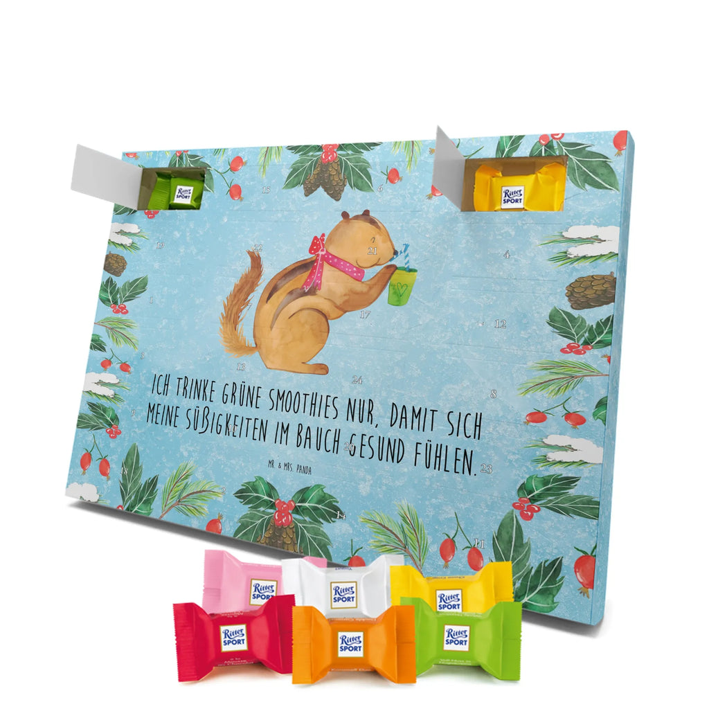 Chocolate advent calendar Squirrel smoothies gift ideas, gifts, small animals, good mood, cute, funny sayings, cute animal motives, hand drawn, special gifts, card, animal lover, chipmunks, squirrels, diet, weight loss