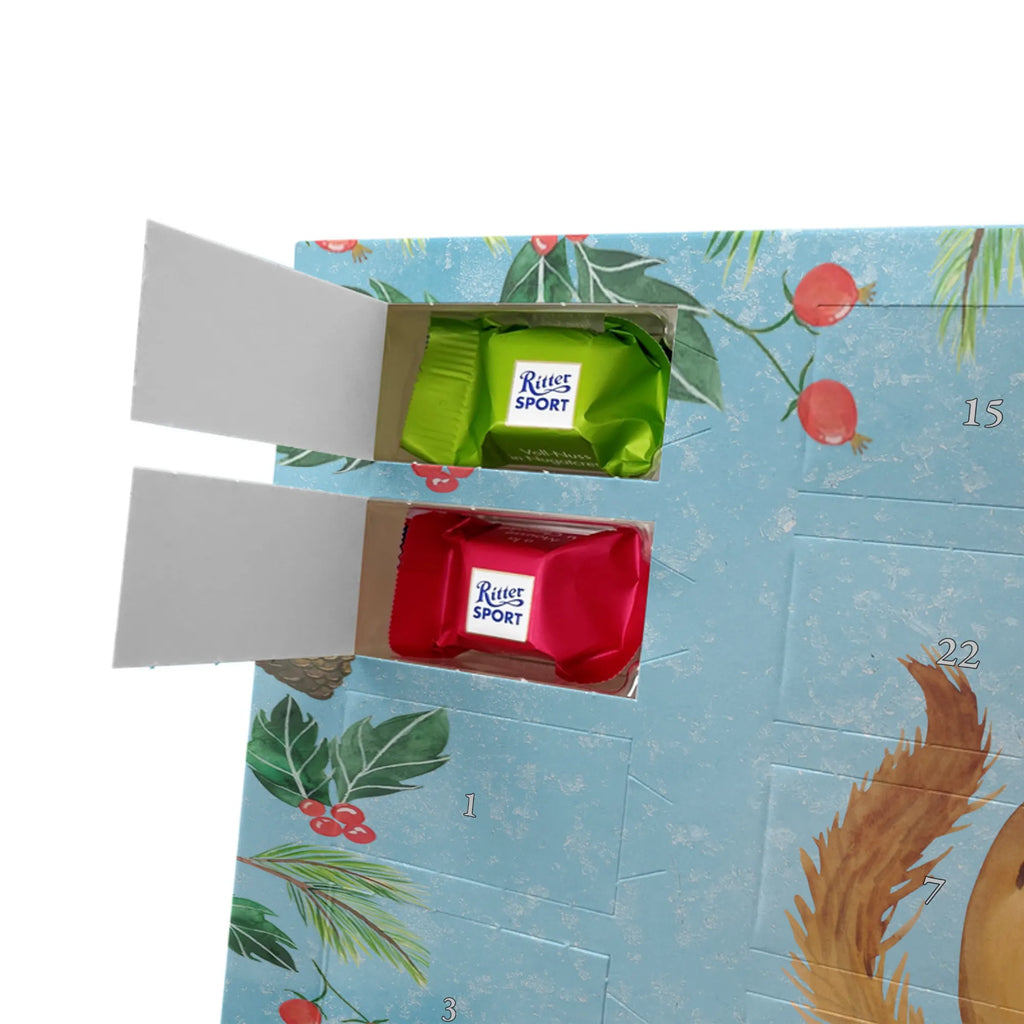 Chocolate advent calendar Squirrel smoothies gift ideas, gifts, small animals, good mood, cute, funny sayings, cute animal motives, hand drawn, special gifts, card, animal lover, chipmunks, squirrels, diet, weight loss