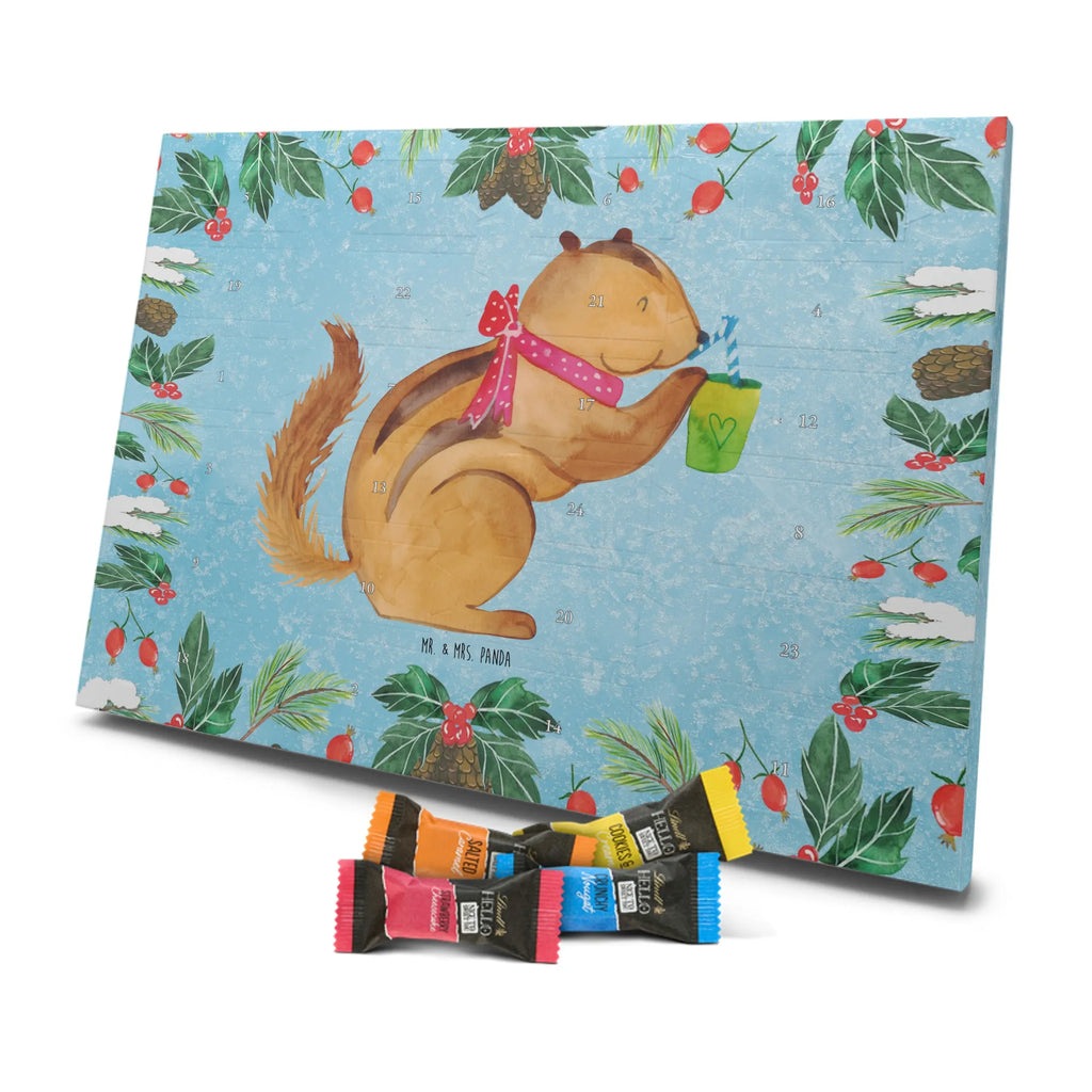 Chocolate advent calendar Squirrel smoothies gift ideas, gifts, small animals, good mood, cute, funny sayings, cute animal motives, hand drawn, special gifts, card, animal lover, chipmunks, squirrels, diet, weight loss