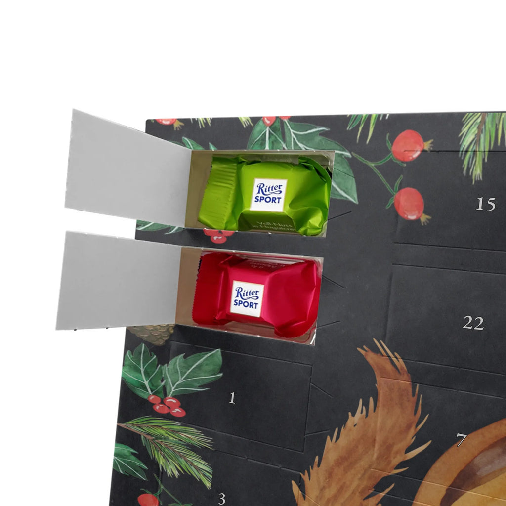 Chocolate advent calendar Squirrel smoothies gift ideas, gifts, small animals, good mood, cute, funny sayings, cute animal motives, hand drawn, special gifts, card, animal lover, chipmunks, squirrels, diet, weight loss