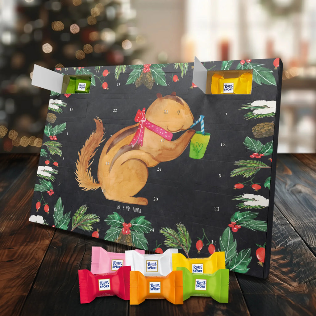 Chocolate advent calendar Squirrel smoothies gift ideas, gifts, small animals, good mood, cute, funny sayings, cute animal motives, hand drawn, special gifts, card, animal lover, chipmunks, squirrels, diet, weight loss