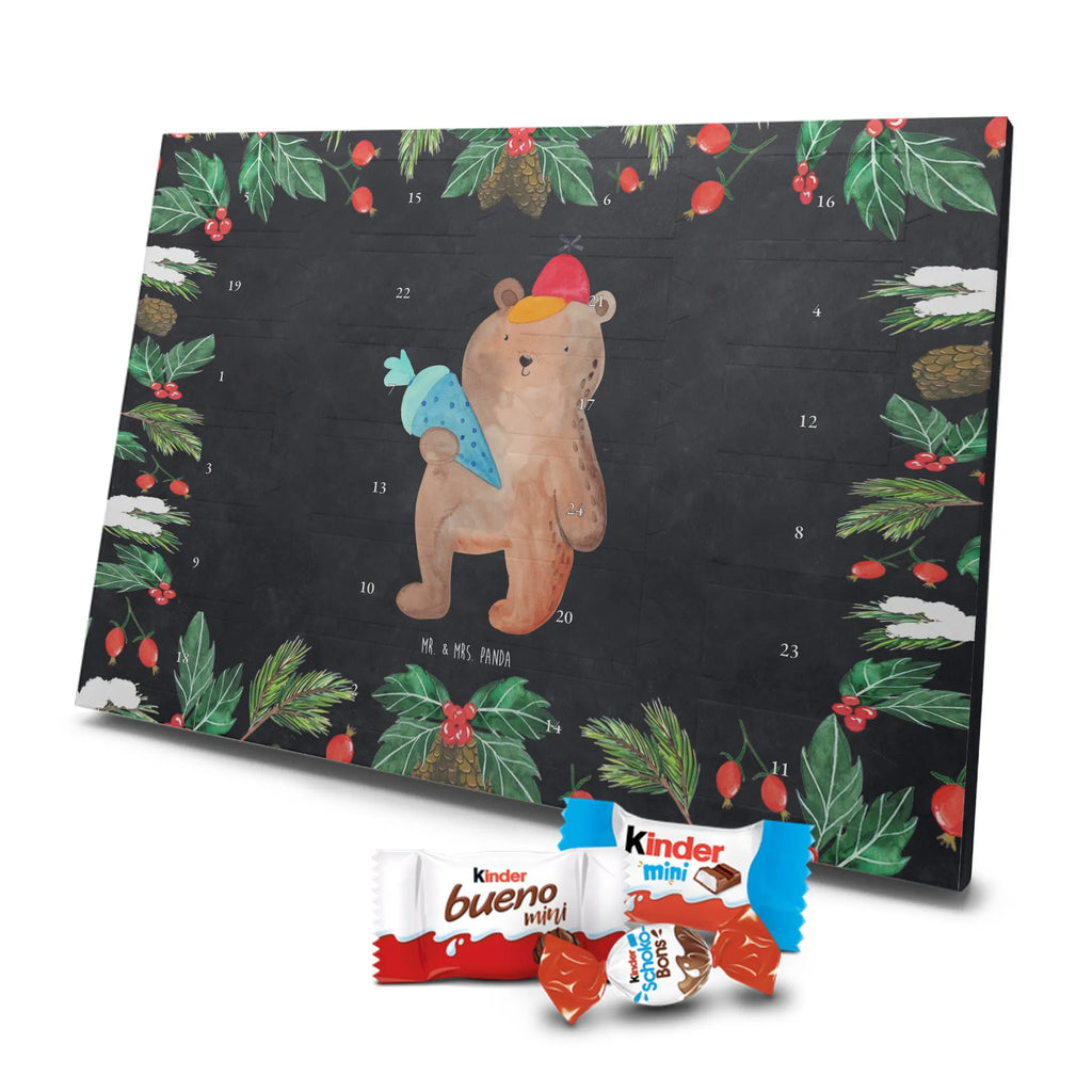 Chocolate advent calendar bear School cone cuddly toy, teddy bear, Starting school, School bag, Bear motif, School enrolment gift, Primary school, First day of school gift, School gift