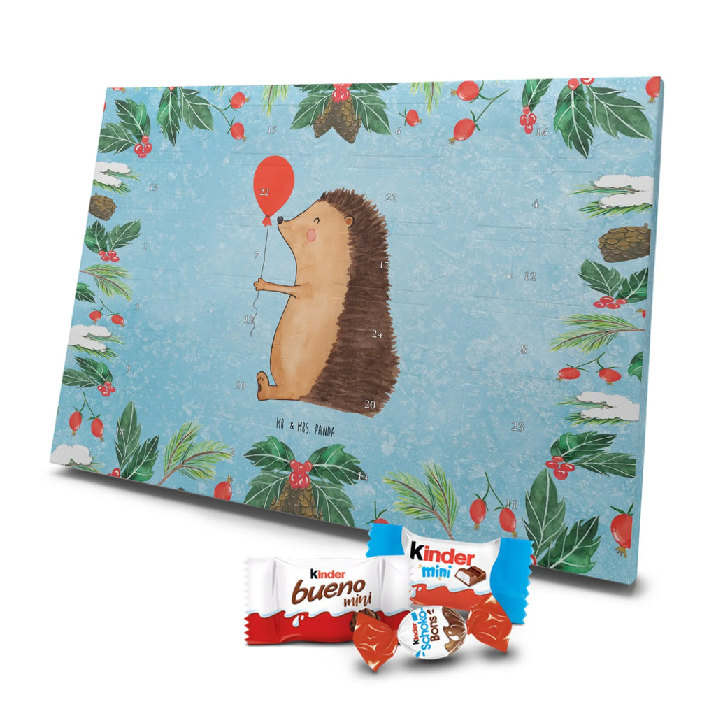 Chocolate advent calendar Hedgehog balloon gift ideas, gifts, small animals, good mood, cute, funny sayings, cute animal motives, hand drawn, special gifts, card, animal lover, Birthday, Balloon, Birthday Child