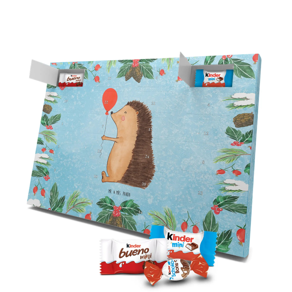 Chocolate advent calendar Hedgehog balloon gift ideas, gifts, small animals, good mood, cute, funny sayings, cute animal motives, hand drawn, special gifts, card, animal lover, Birthday, Balloon, Birthday Child