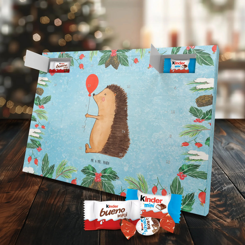 Chocolate advent calendar Hedgehog balloon gift ideas, gifts, small animals, good mood, cute, funny sayings, cute animal motives, hand drawn, special gifts, card, animal lover, Birthday, Balloon, Birthday Child