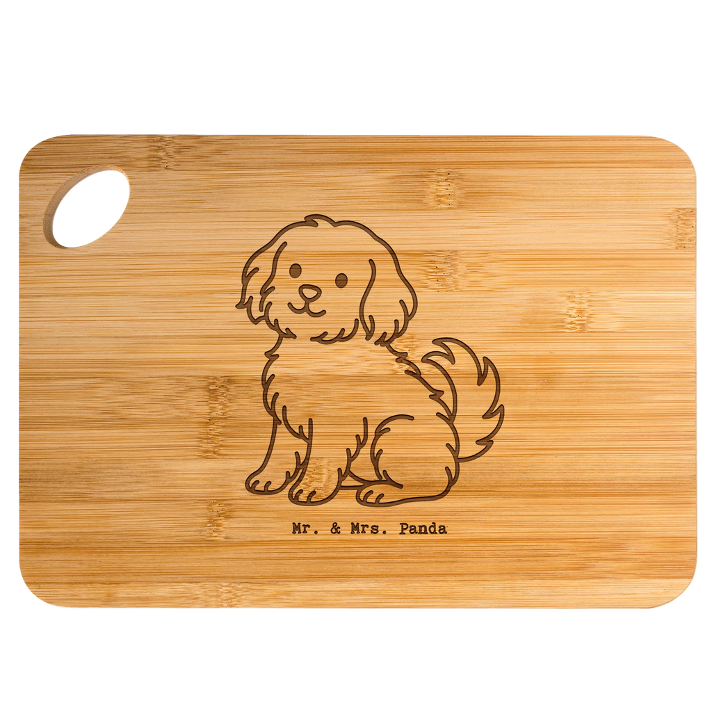 Bamboo chopping board Bolonka Zwetna Moment gift, animal lover, giving, dog breed, purebred dog, dog owner, puppy
