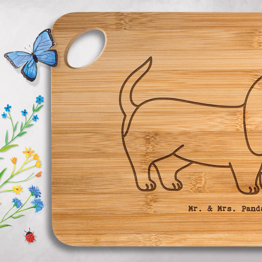 Bamboo chopping board Basset Hound Moment gift, animal lover, giving, dog breed, purebred dog, dog owner, puppy