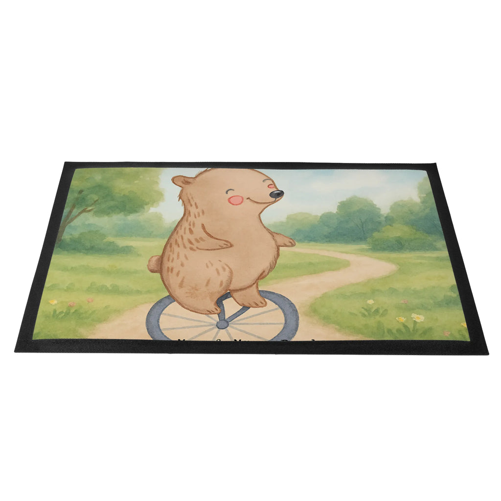 wycieraczka Niedźwiedź Jazda na jednokołowcu Design Prezent, Dyscyplina sportowa, Darować, Dziękuję, Dzięki, Wyróżnienie, Wygrana, Sportowiec