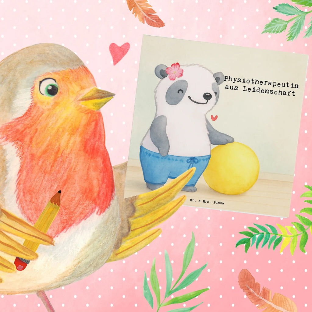 Deluxe Card Physiotherapist Passion Design gift, sayings, gift idea, best, farewell gift, passing exam, anniversary, retirement, promotion, job start, profession