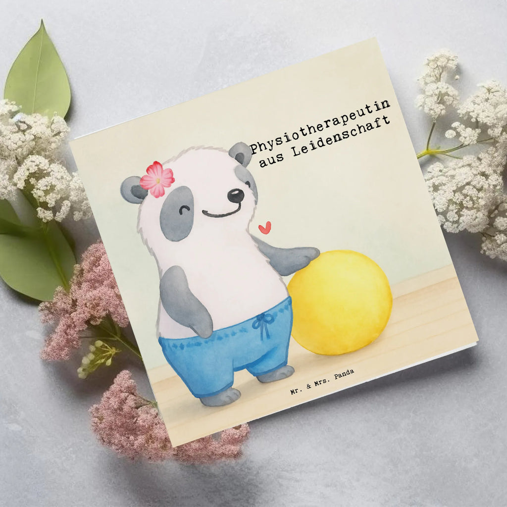 Deluxe Card Physiotherapist Passion Design gift, sayings, gift idea, best, farewell gift, passing exam, anniversary, retirement, promotion, job start, profession