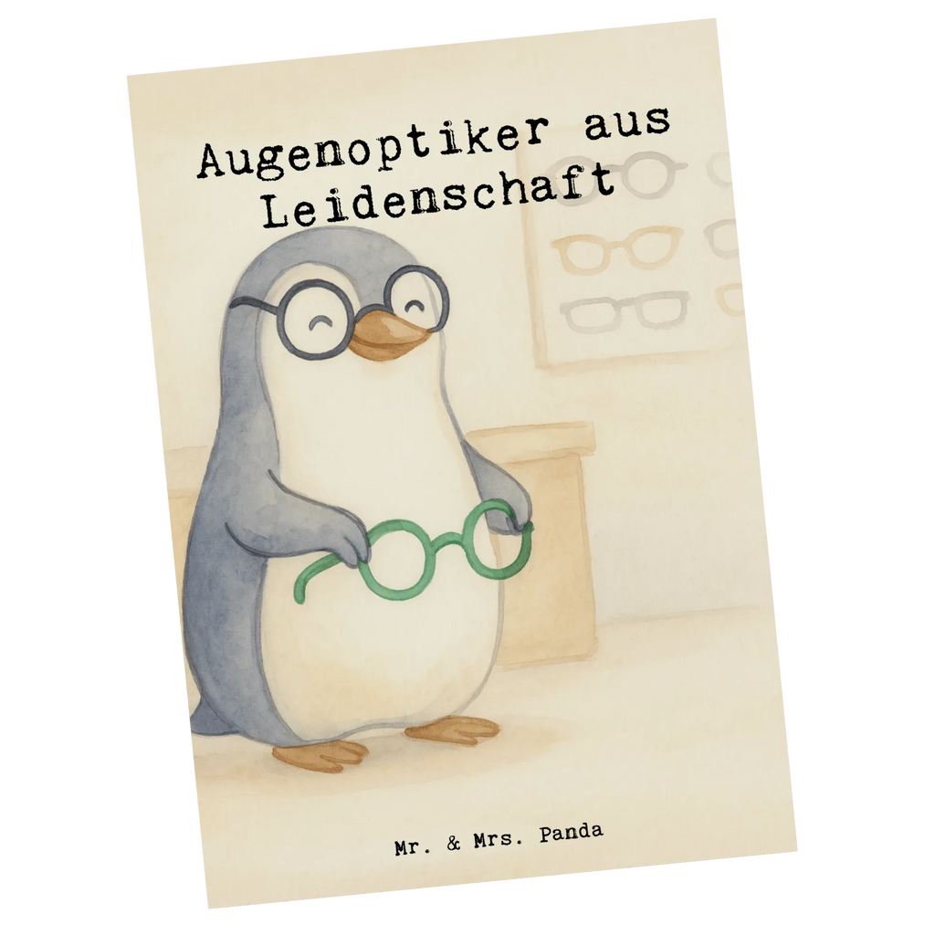 Postcard Optician Passion Design gift, sayings, gift idea, best, farewell gift, passing exam, anniversary, retirement, promotion, job start, profession