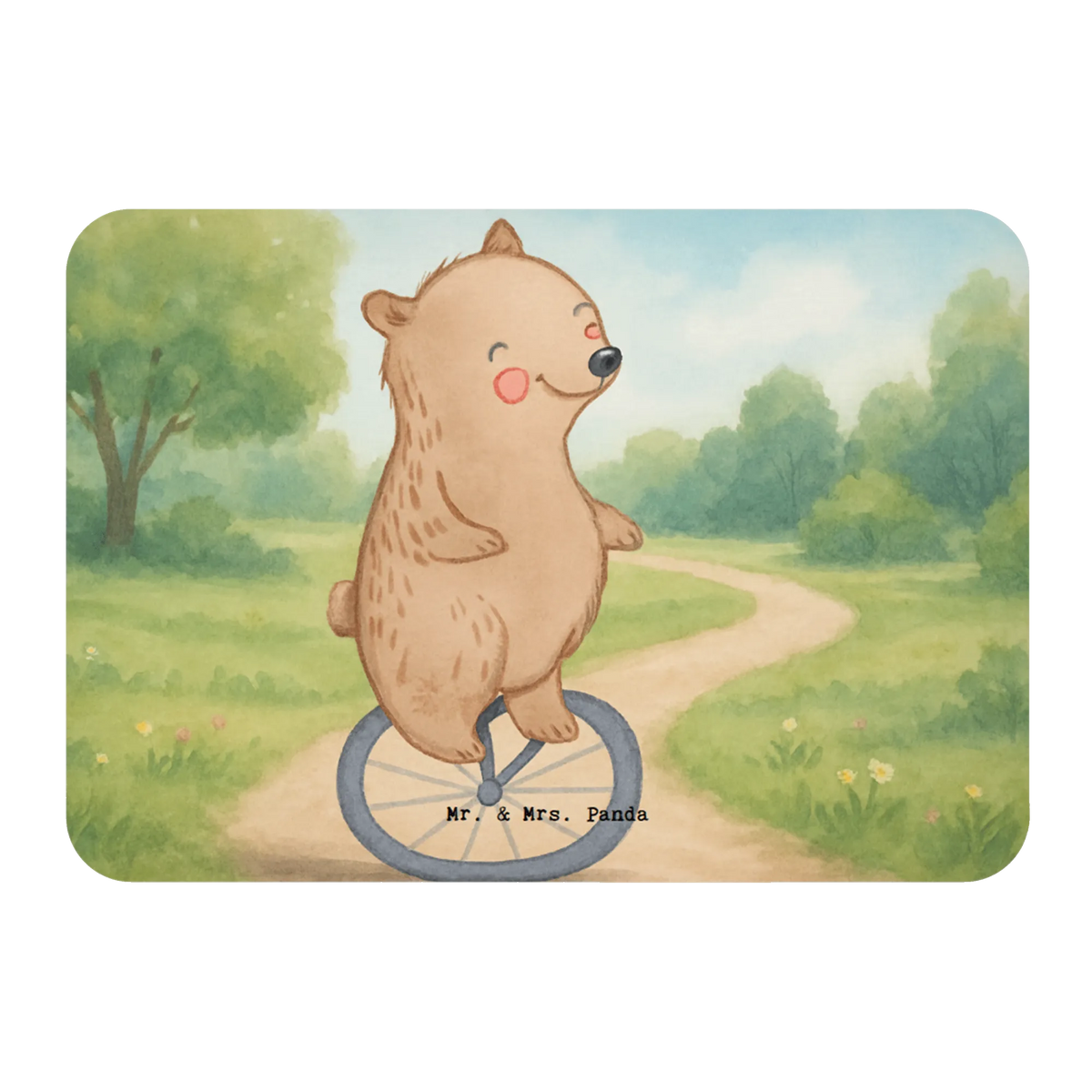 Kühlschrankmagnet Bär Einrad fahren Design Kalendermagnet, Kühlschrankmagnet, Notiz Magnet, Kühlschrank Dekoration, Souvenir Magnet, Whiteboard Magnet, Dekomagnet, Notizhalter, Magnete Holz, Motivmagnete, Pinnwandmagnet, fridge magnet, Geschenk, Schenken, Sport, Sportart, Hobby, Danke, Dankeschön, Auszeichnung, Gewinn, Sportler, Einrad fahren