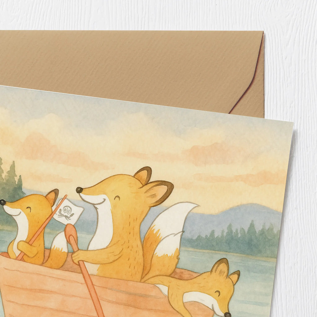 Deluxe Karte Fuchs Kanufahren Design Einladungskarte, geburtskarte, abschiedskarte, quadratische karte, Klappkarte, lustige karten, sprüche karten, Hochwertige Grußkarte, Karte, Grußkarte, Hochzeitskarte, Geschenkkarte, Hochwertige Klappkarte, Dankeskarte, Glückwunschkarte, Geburtstagskarte, weihnachtskarte, Gutscheinkarte, Geschenk, Schenken, Sport, Sportart, Hobby, Danke, Dankeschön, Auszeichnung, Gewinn, Sportler, Kanuverleih, Kanutour, Kanu fahren, Paddeltour, Kanu Schule