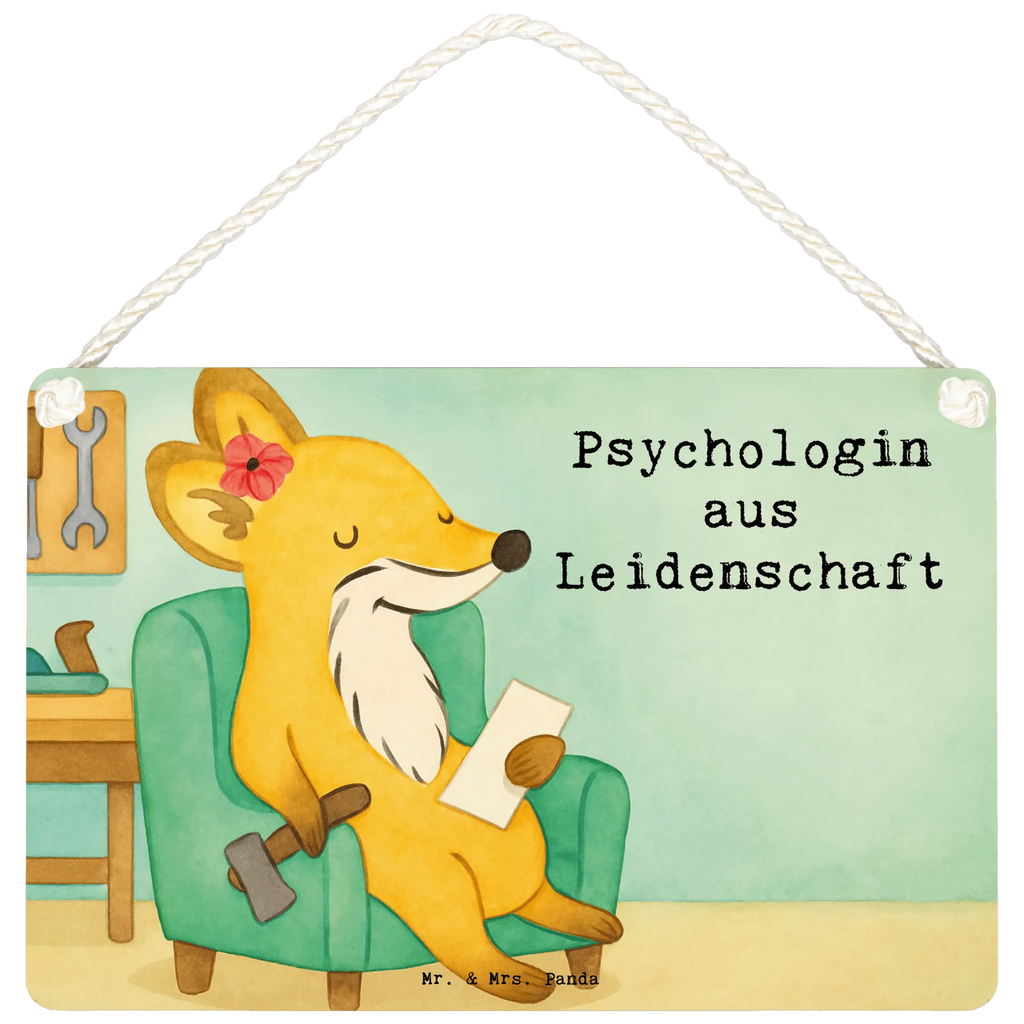 Decorative sign Psychologist Passion Design gift, sayings, gift idea, best, farewell gift, passing exam, anniversary, retirement, promotion, job start, profession