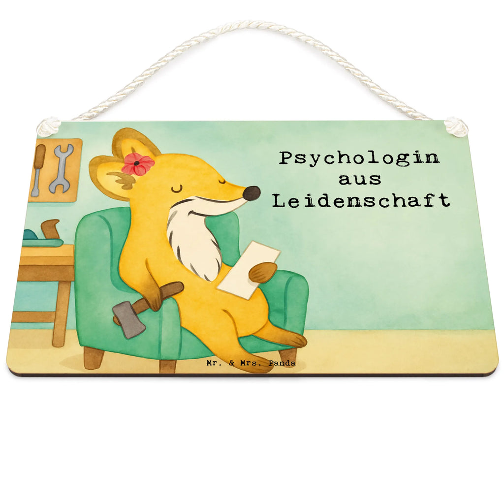 Decorative sign Psychologist Passion Design gift, sayings, gift idea, best, farewell gift, passing exam, anniversary, retirement, promotion, job start, profession