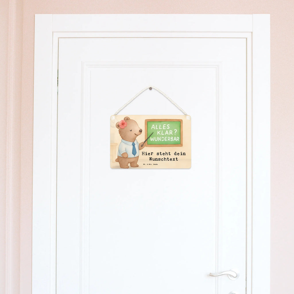 Personalised decorative sign female lecturer Passion Design gift, sayings, gift idea, best, farewell gift, passing exam, anniversary, retirement, promotion, job start, profession