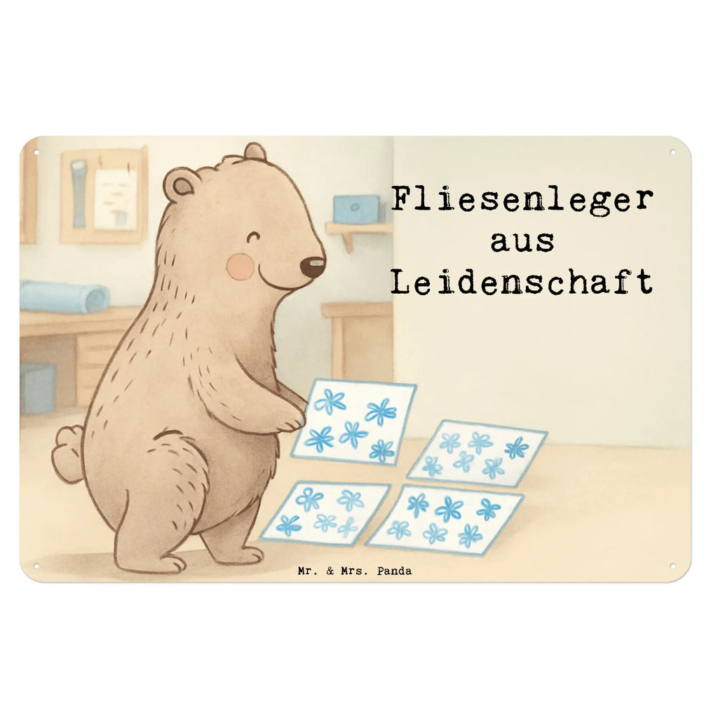 Tin sign tiler Passion Design gift, sayings, gift idea, best, farewell gift, passing exam, anniversary, retirement, promotion, job start, profession