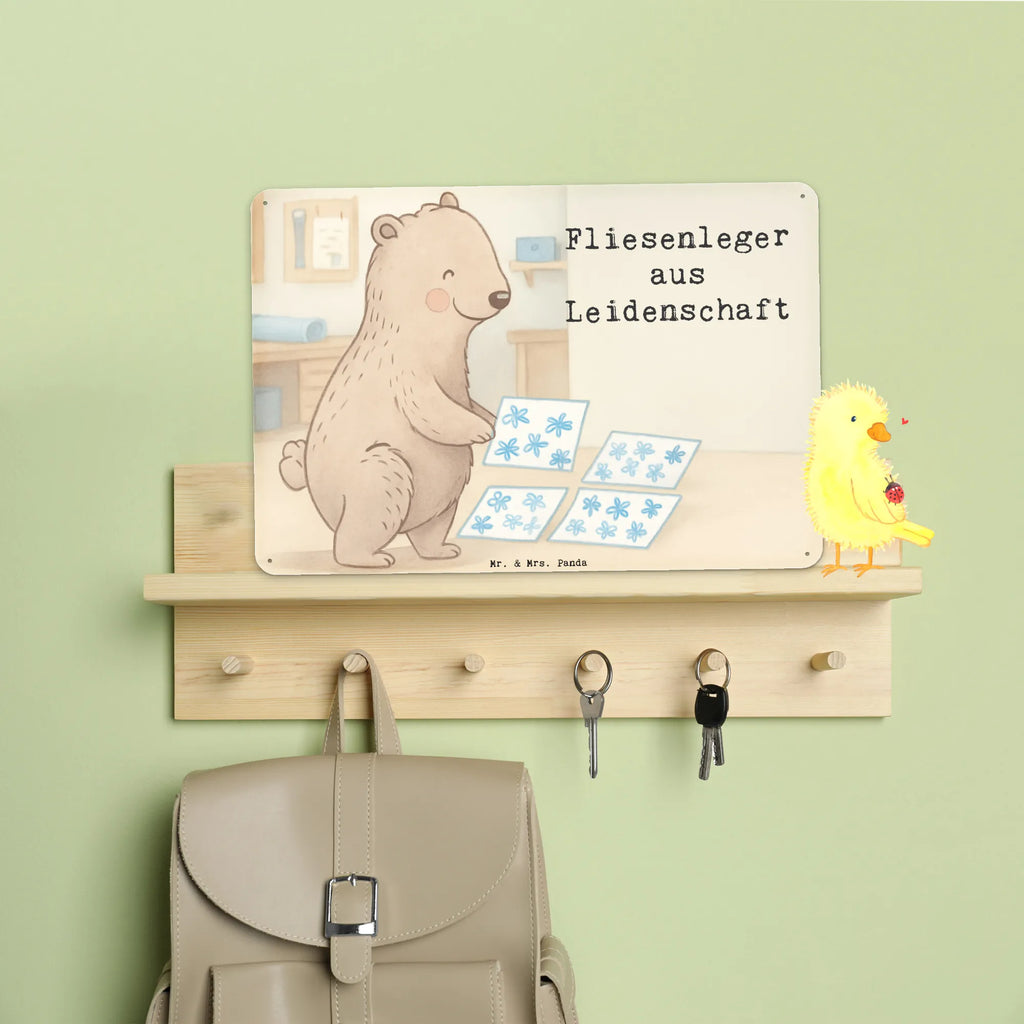 Tin sign tiler Passion Design gift, sayings, gift idea, best, farewell gift, passing exam, anniversary, retirement, promotion, job start, profession