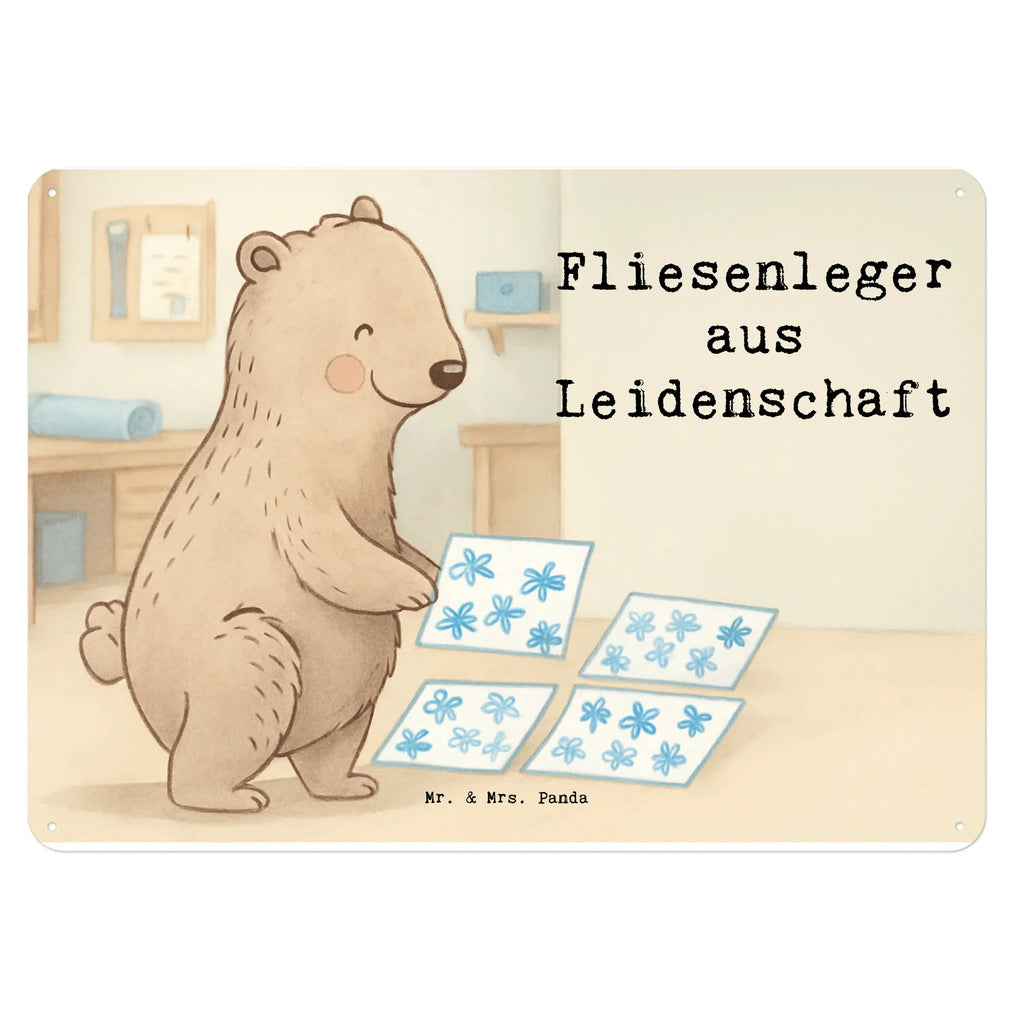 Tin sign tiler Passion Design gift, sayings, gift idea, best, farewell gift, passing exam, anniversary, retirement, promotion, job start, profession