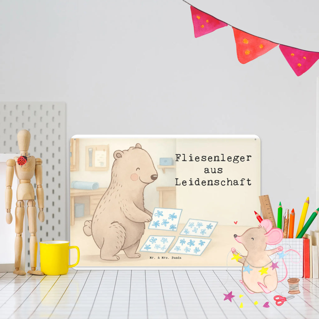 Tin sign tiler Passion Design gift, sayings, gift idea, best, farewell gift, passing exam, anniversary, retirement, promotion, job start, profession