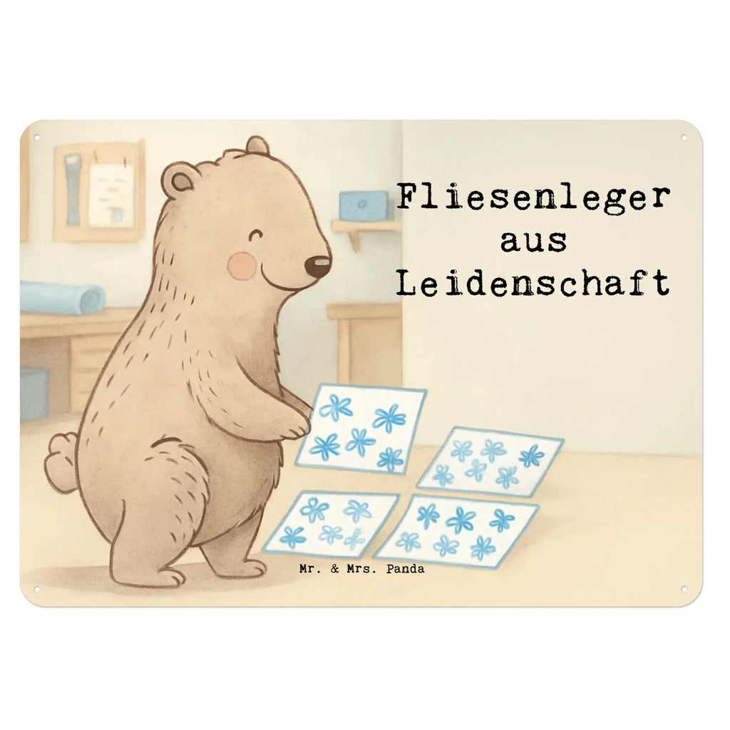 Tin sign tiler Passion Design gift, sayings, gift idea, best, farewell gift, passing exam, anniversary, retirement, promotion, job start, profession