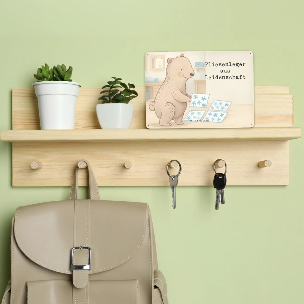 Tin sign tiler Passion Design gift, sayings, gift idea, best, farewell gift, passing exam, anniversary, retirement, promotion, job start, profession