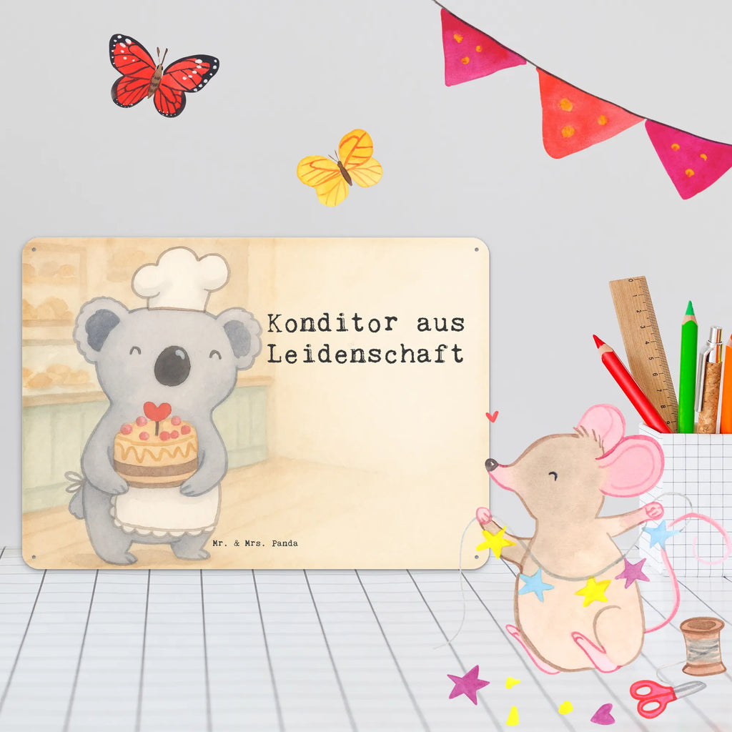 Tin sign Pastry chef Passion Design gift, sayings, gift idea, best, farewell gift, passing exam, anniversary, retirement, promotion, job start, profession