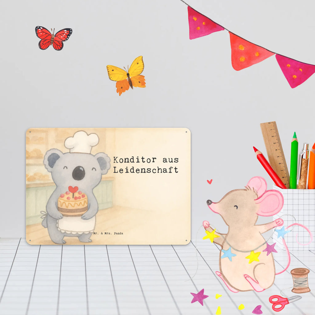 Tin sign Pastry chef Passion Design gift, sayings, gift idea, best, farewell gift, passing exam, anniversary, retirement, promotion, job start, profession