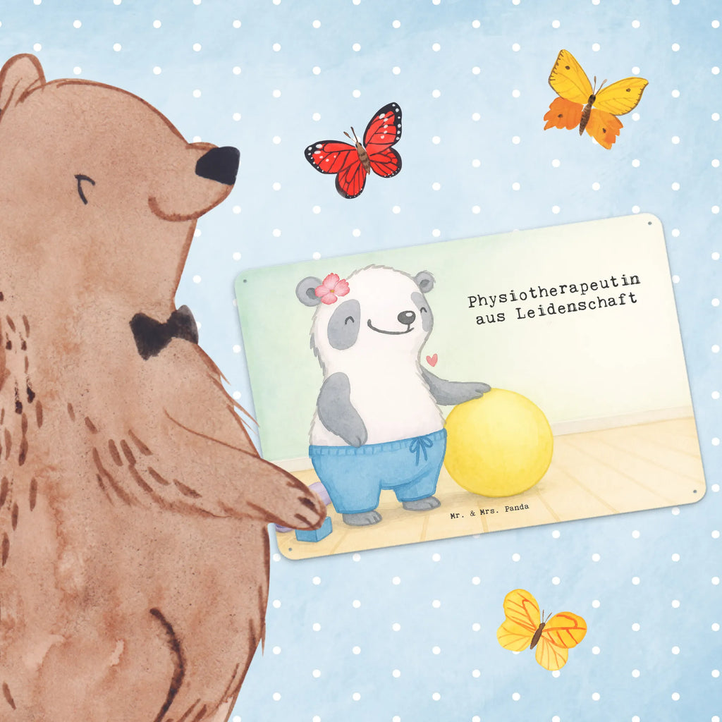 Tin sign Physiotherapist Passion Design gift, sayings, gift idea, best, farewell gift, passing exam, anniversary, retirement, promotion, job start, profession