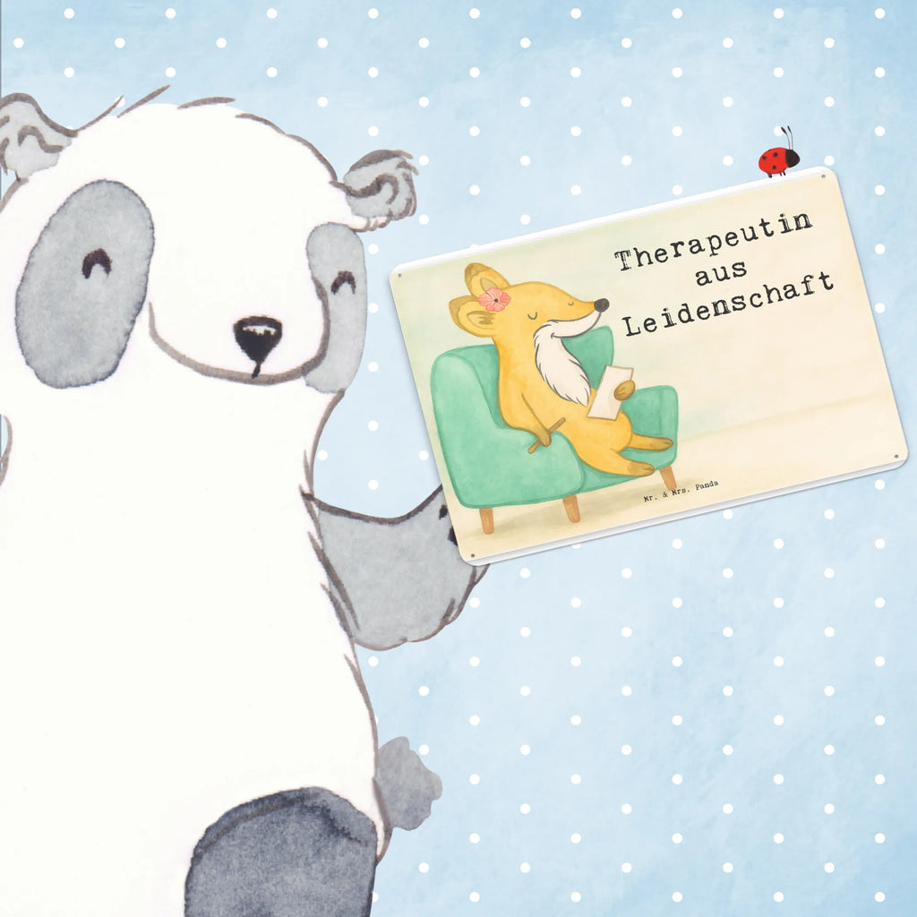 Tin sign therapist Passion Design gift, sayings, gift idea, best, farewell gift, passing exam, anniversary, retirement, promotion, job start, profession