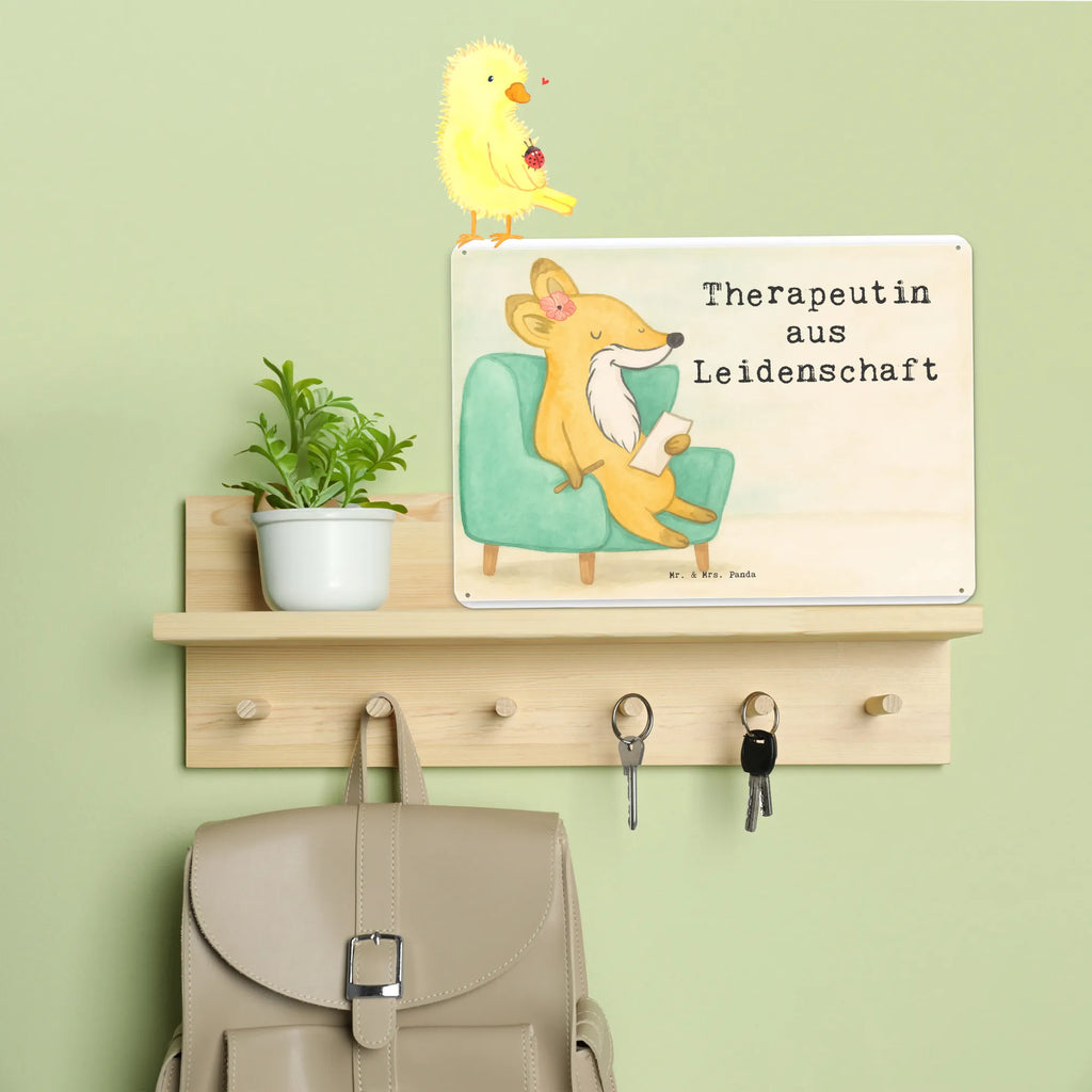 Tin sign therapist Passion Design gift, sayings, gift idea, best, farewell gift, passing exam, anniversary, retirement, promotion, job start, profession