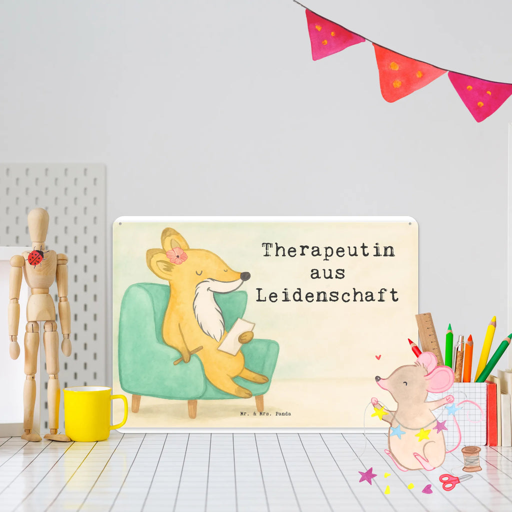 Tin sign therapist Passion Design gift, sayings, gift idea, best, farewell gift, passing exam, anniversary, retirement, promotion, job start, profession