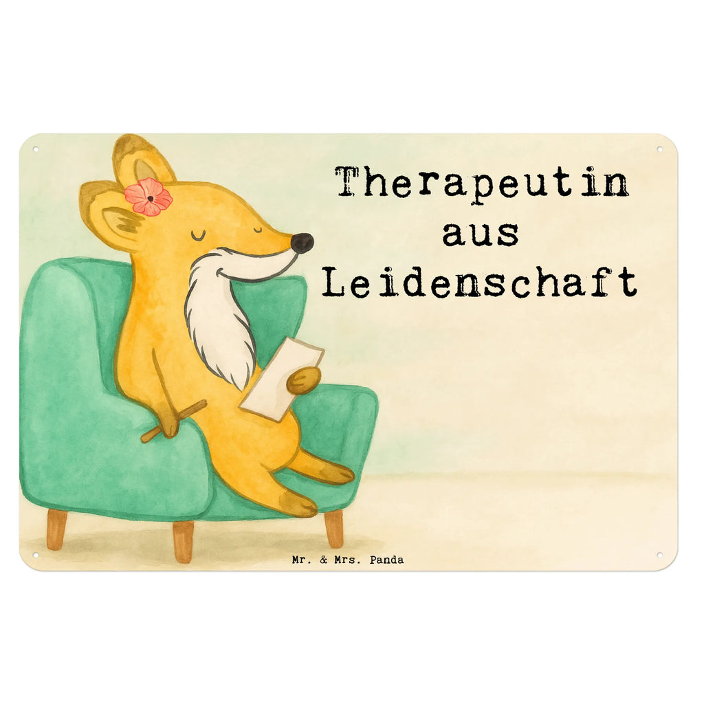 Tin sign therapist Passion Design gift, sayings, gift idea, best, farewell gift, passing exam, anniversary, retirement, promotion, job start, profession