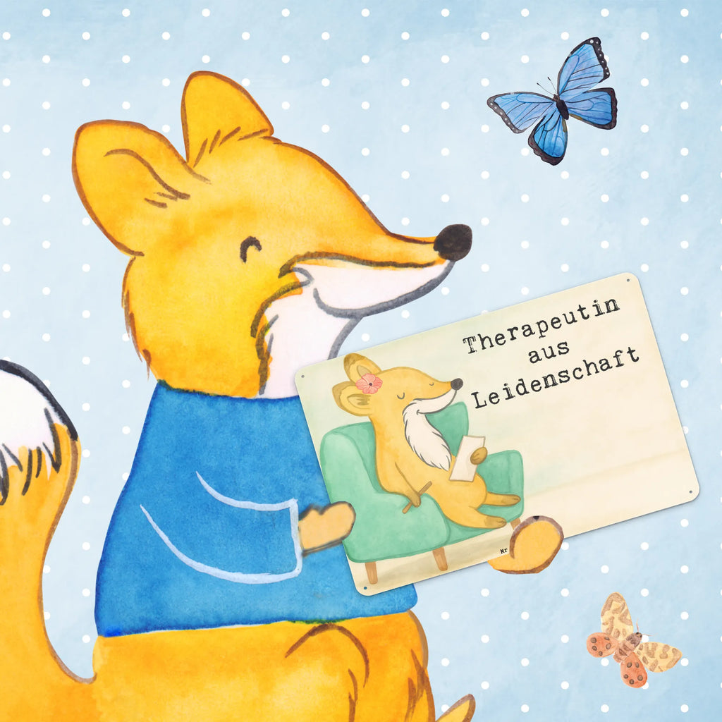 Tin sign therapist Passion Design gift, sayings, gift idea, best, farewell gift, passing exam, anniversary, retirement, promotion, job start, profession