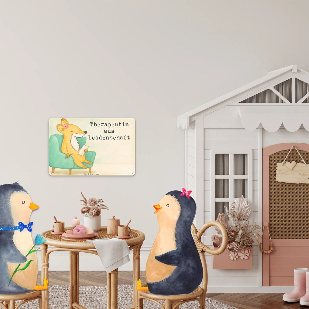 Tin sign therapist Passion Design gift, sayings, gift idea, best, farewell gift, passing exam, anniversary, retirement, promotion, job start, profession