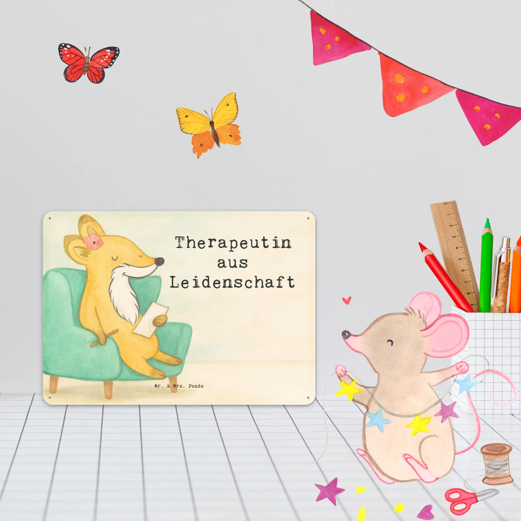 Tin sign therapist Passion Design gift, sayings, gift idea, best, farewell gift, passing exam, anniversary, retirement, promotion, job start, profession