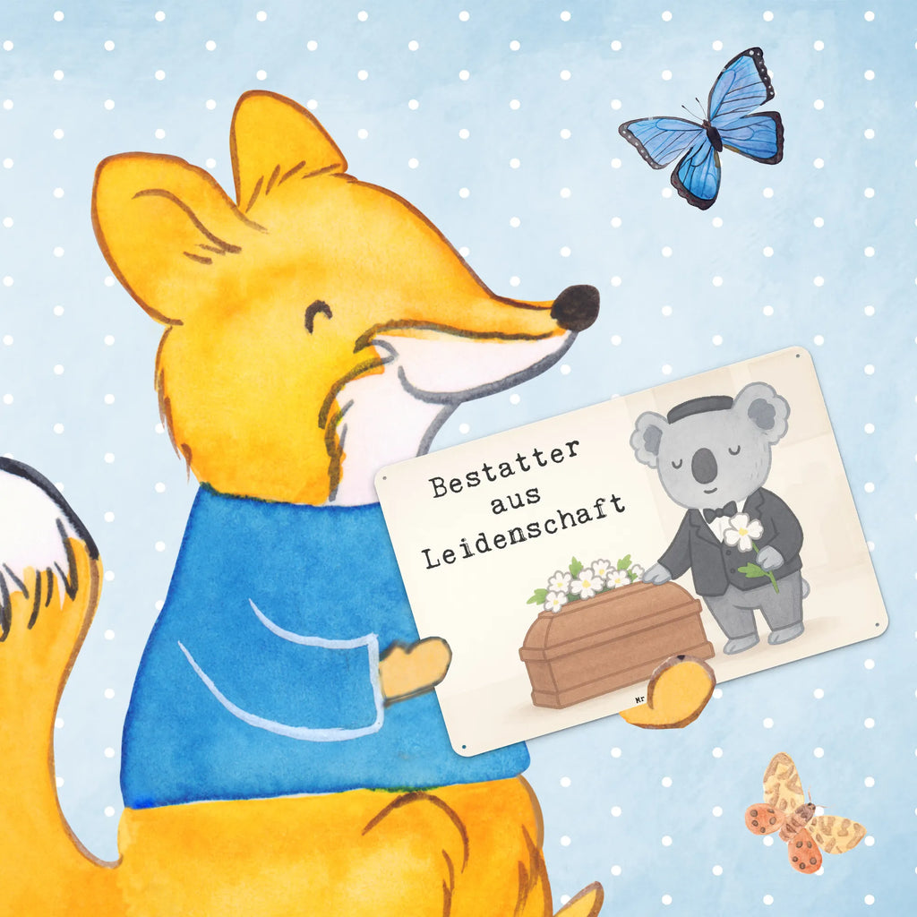 Tin sign undertaker Passion Design gift, sayings, gift idea, best, farewell gift, passing exam, anniversary, retirement, promotion, job start, profession