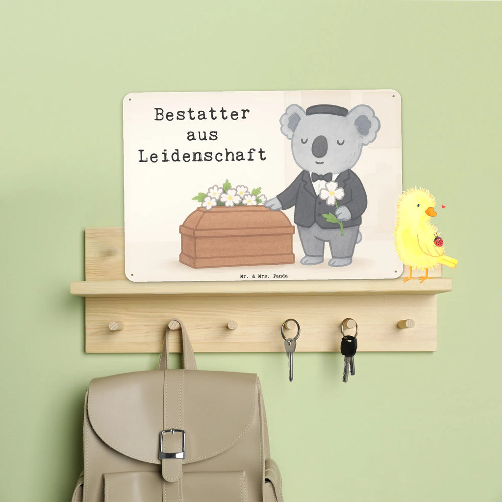 Tin sign undertaker Passion Design gift, sayings, gift idea, best, farewell gift, passing exam, anniversary, retirement, promotion, job start, profession